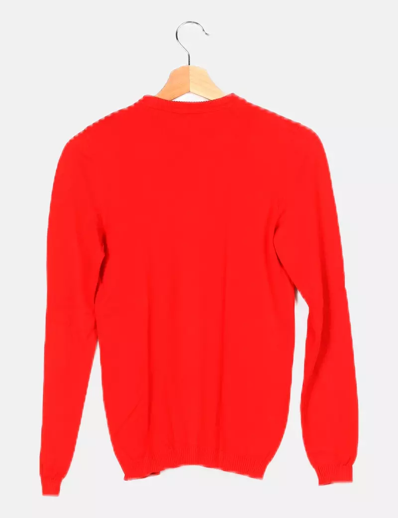 Benetton Jersey punto rojo