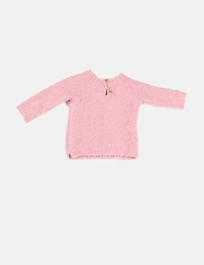 Benetton Jersey rosa estampado