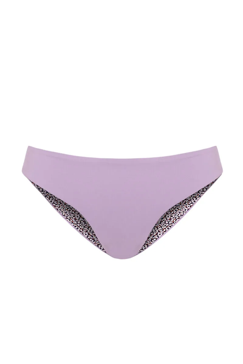 Braga bikini clásica reversible lila