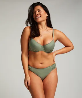 Braguita de Bikini Rio Scallop - Verde