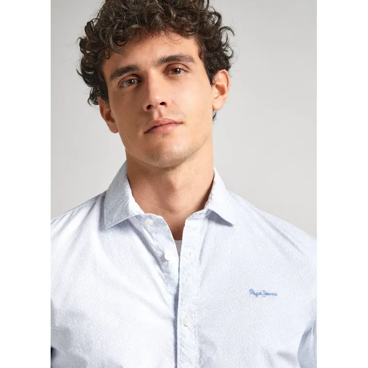 CAMISA POPELÍN ESTAMPADA FIT SLIM HOMBRE PEPE JEANS