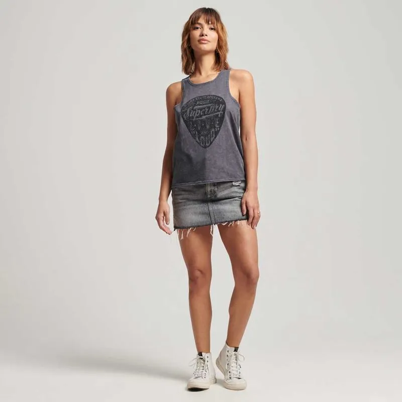 Camiseta Para Mujer Vintage Merch Store Vest Superdry