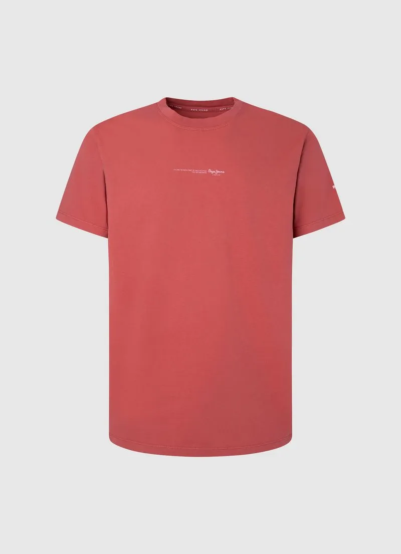 Camiseta Pepe Jeans Para Hombre David Tee Color Rojo