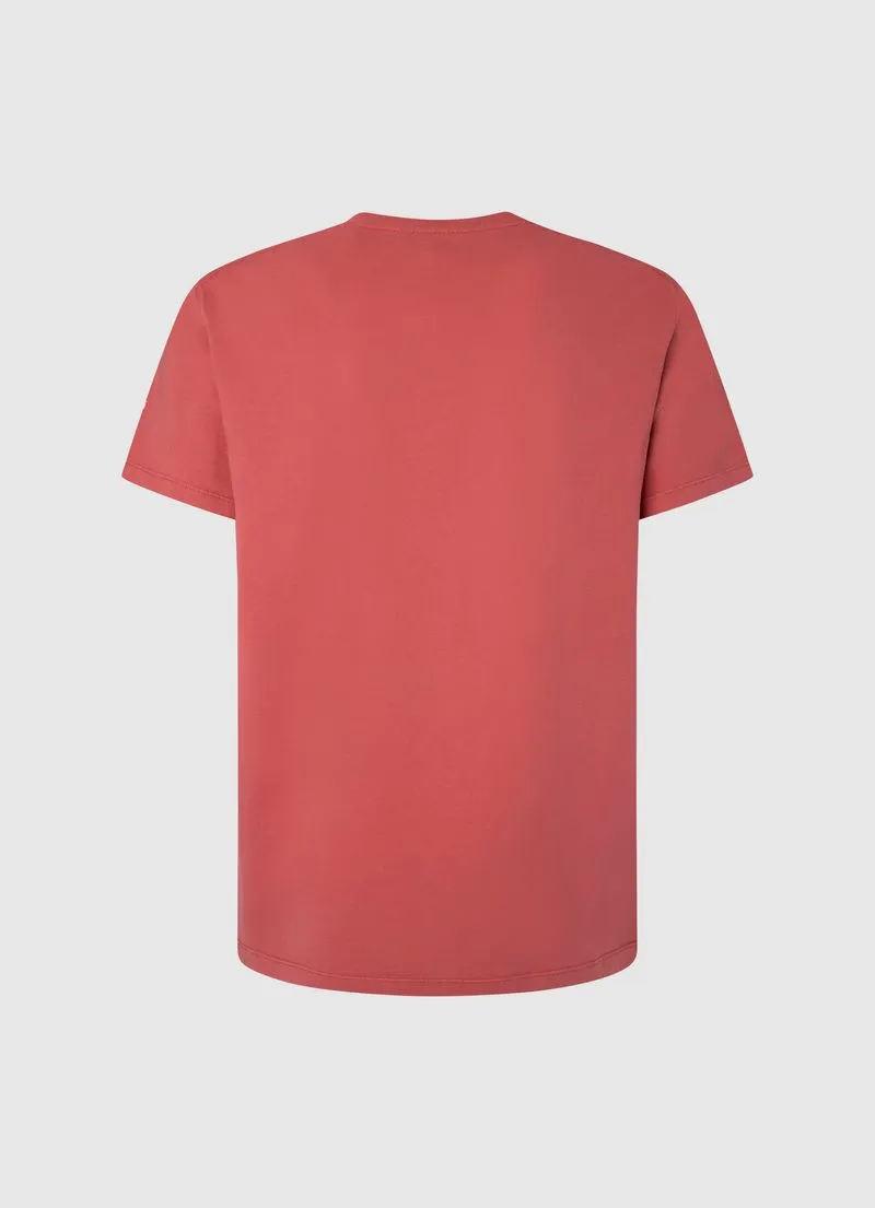 Camiseta Pepe Jeans Para Hombre David Tee Color Rojo