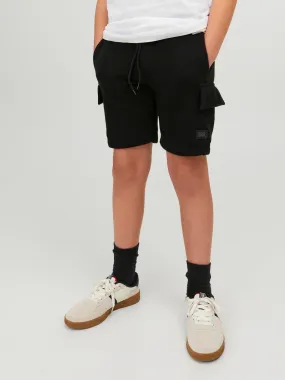 Corte regular Shorts de chándal Junior | Negro | Jack & Jones®