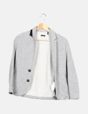 IKKS Blazer gris jaspeada