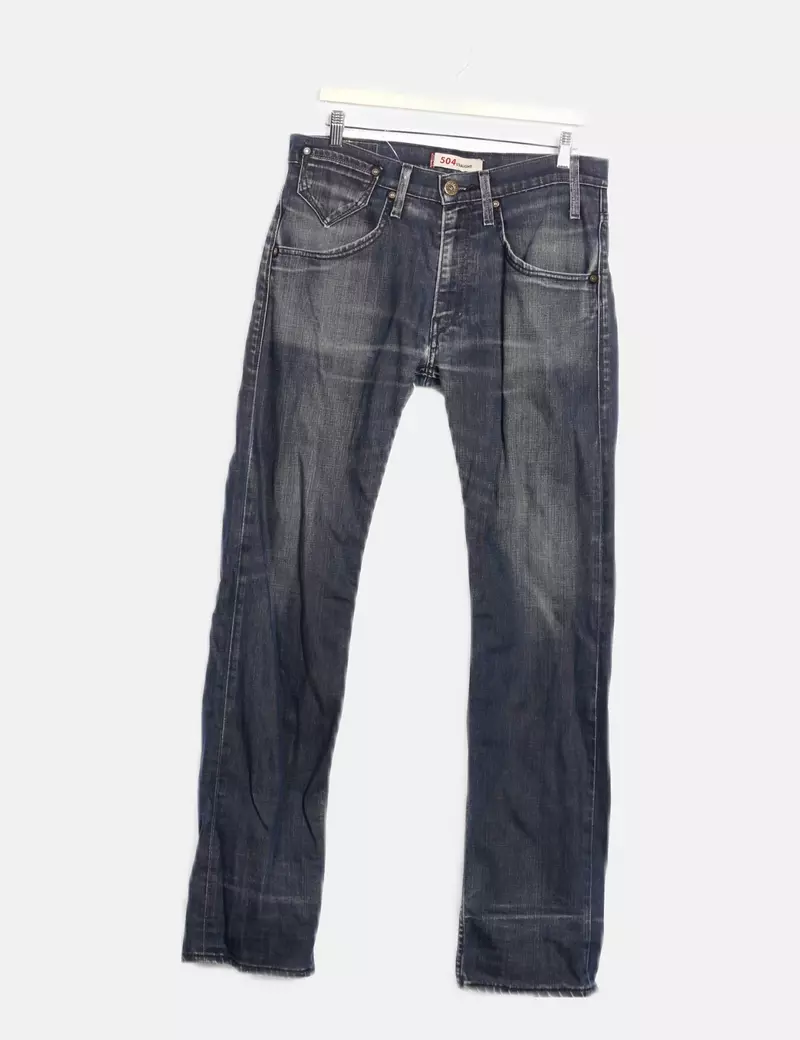 Levi's Jeans denim efecto desgastado straight 504