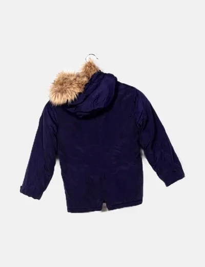 Mayoral Parka azul marino capucha