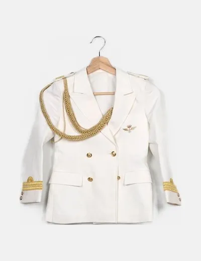 NoName Blazer blanca marinera