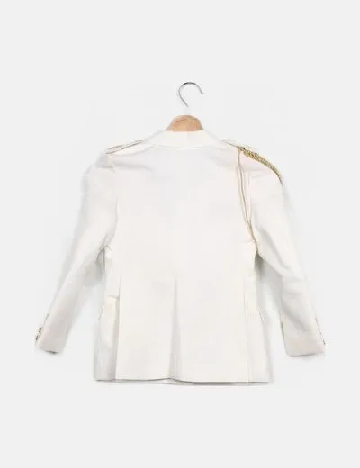 NoName Blazer blanca marinera