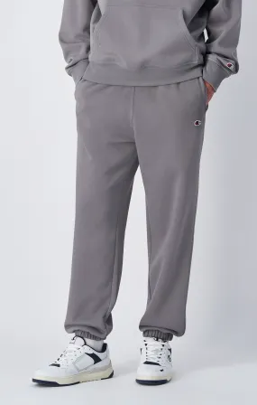 Pantalón de chándal holgado de felpa con logotipo en C