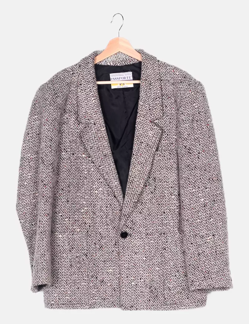 PASSPORTE Blazer tweed jaspeada