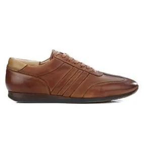 Patina Cognac Men's Trainers - BOCKARA