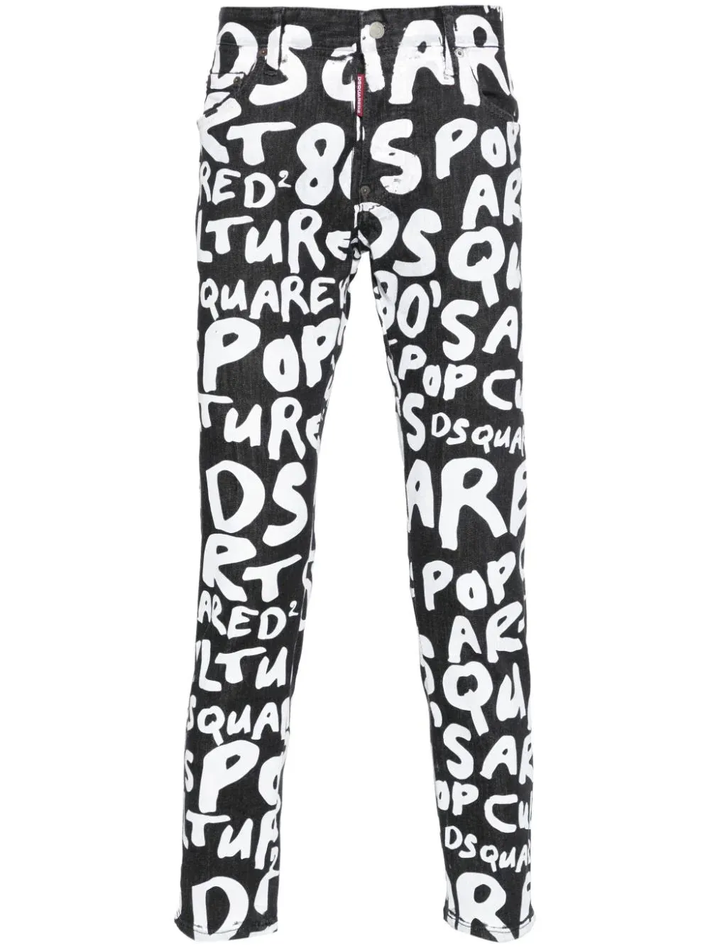 SKATER JEANS MULTI PRINT