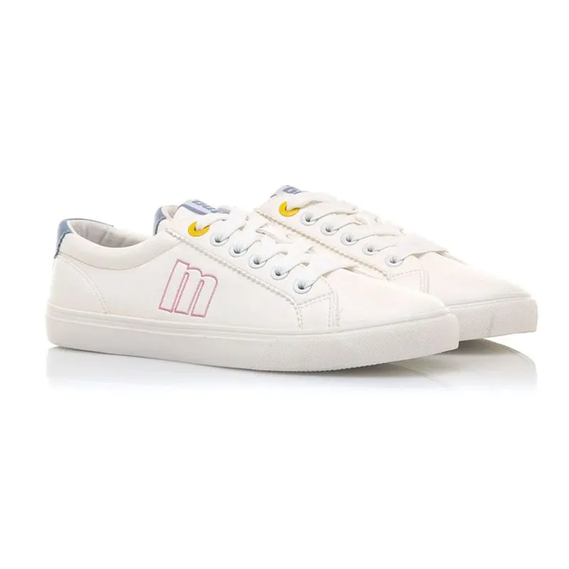 Sneakers Mustang 60142 Mujer Blanco-azul