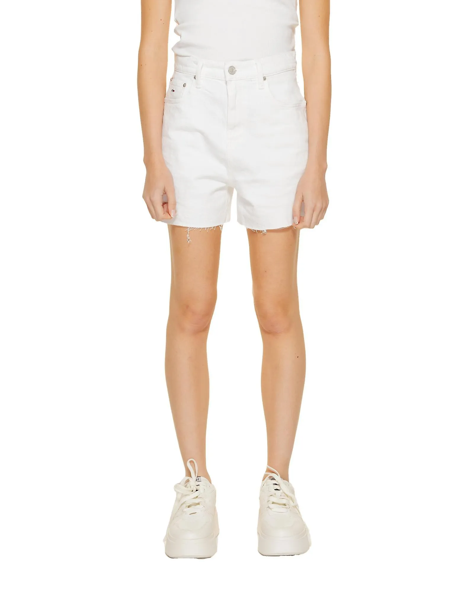 Tommy Hilfiger Jeans Cotton Shorts with Zip and Button Fastening