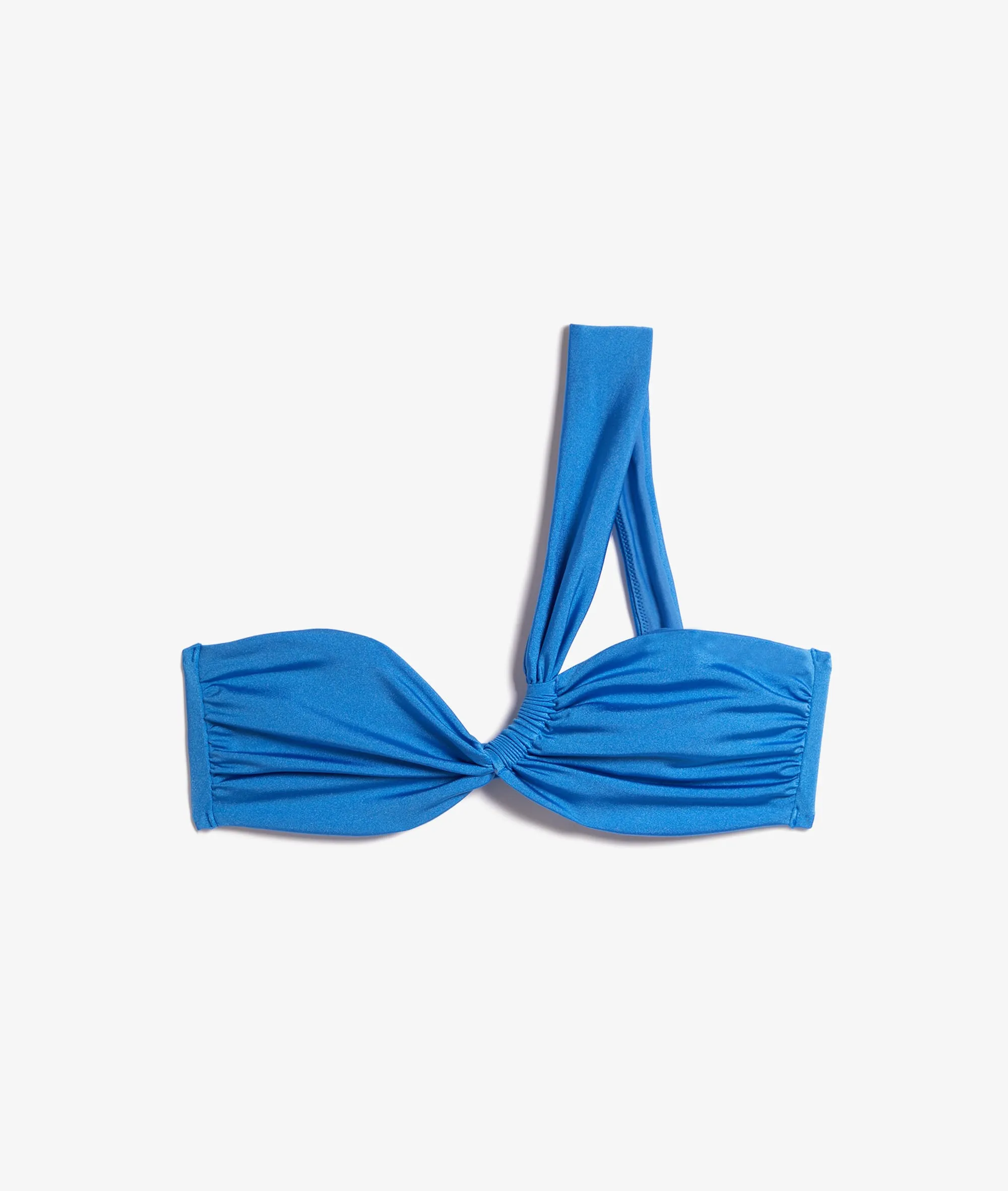 Top bikini bandeau asimétrico FLORIDA BLEU VIF - ETAM