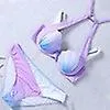 Traje de baño bikini de concha degradada Mermaid 4 especial