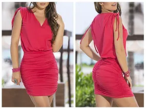 Vestido encanto rosa