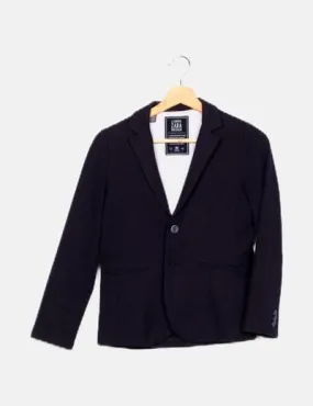 Zara Blazer azul marino básica